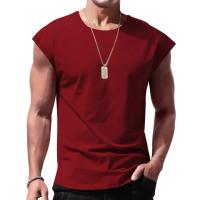 Camiseta sin mangas para hombre, ropa deportiva holgada, chaleco corto, ideal para el verano. - details 0