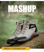 Zapatos de senderismo de cuero de alta calidad para hombre, botas de acampada resistentes al desgaste para exteriores, zapatos de Trekking, zapatillas de caza y escalada - details 9