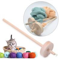 Herramientas de almacenamiento de accesorios de costura, husillo hecho a mano, hilo giratorio de madera maciza, gran oferta - details 3