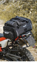 Rhinowalk-bolsa trasero para motocicleta, impermeable, 50-70L, bolsa de asiento trasero expandible, separación en seco y húmedo, mochila versátil, bolsillo para ordenador portátil de 14" - details 1