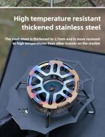 Estufa de Camping Mini a Prueba de Viento Anillo de Acero Inoxidable para Picnics al Aire Libre - details 8
