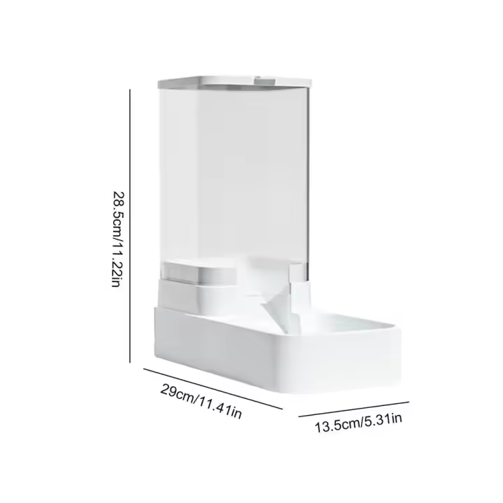 Alimentador automático de gravedad para mascotas, dispensador de agua, cuenco grande para perros y gatos, 3,8 l - 1