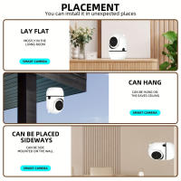Cámara de vigilancia wifi interior, 1080P, 5G, Detección y seguimiento de movimiento, Control Remoto - details 2