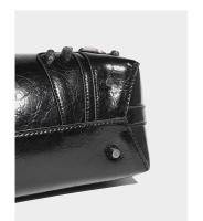 Nueva moda versátil Diablo locomotora remache Tote diseño bandolera bandolera hombres y mujeres - details 16