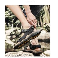Sandalias de Cuero Genuino para Hombre Novedad de Verano, Talla Grande 38-48, Zapatos Casuales para Exteriores - details 22