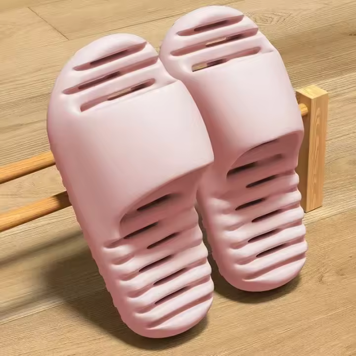 Zapatillas de baño antideslizantes para mujer, zapatillas de ducha con fugas de agua, secado rápido, novedad de verano - 1