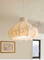 TOMAXIN-Lámpara de araña para sala de estar, dormitorio, estudio, seda, atenuación tricolor, 60CM - details 11
