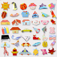 54 Uds. De papeles creativos DIY de Origami, clase de arte de vida Animal colorida, materiales hechos a mano, diversión familiar, regalo de fiesta de cumpleaños para niño y niña ZYF - details 4