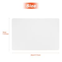 Tapete de cocina transparente, tapete para mesa de centro, protector de mesa, manteles individuales impermeables, protector de encimera, juego de manteles individuales de 4 piezas - details 7