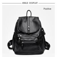 Mochila de cuero de alta calidad para Mujer, Bolso de hombre Femenino Vintage, Bolso de viaje para Mujer, Mochilas escolares para Niños - details 13