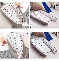 Cuna Portátil 85x50 cm con Almohada y Paragolpes de Algodón Cuna de Viaje Recién Nacido para Bebés y Niños de 0 a 12 Meses Desmontable y Lavable Cuna Antiaplastamiento Cama Mediana Nido Biônico Almohada para bebé Cuna de Viaje - details 10
