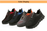 Zapatos de seguridad para el trabajo para hombre, calzado especial antipinchazos, antideslizante, para exteriores, para construcción - details 16