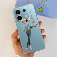 Funda de silicona suave para teléfono móvil, carcasa transparente de 6,67 pulgadas con dibujos animados, para Xiaomi Poco X6 Pro 5G - details 10