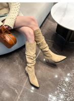 Nuevas botas de tacón de aguja de gamuza botas de mujer - details 13