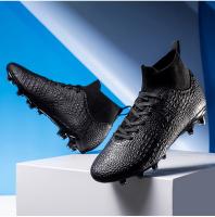 Zapatos de fútbol transpirables de caña alta para hombre y mujer. Zapatos de competición profesional para interior y exterior. - details 2