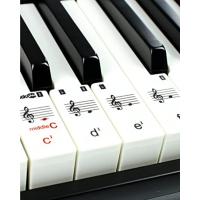 Piano con teclado de 61 teclas con inflexión de tono, fuente de alimentación, soporte para partituras, pegatinas para notas y lecciones de piano - details 3