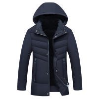 Abrigo de lana para hombre, parka sencilla a prueba de viento, sólida, gruesa, extraíble, a la moda, mantiene el calor, novedad de invierno - details 3