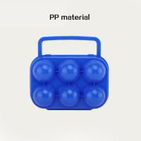 Caja de Huevos Portátil para Acampar Sin Olores, Resistente a la Corrosión, Caja de Almacenamiento de Huevos de 6 Rejillas para Protección al Aire Libre - details 2