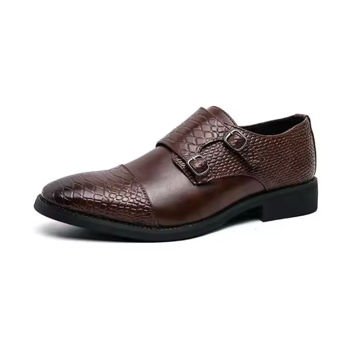 2023 nuevos zapatos de cuero antideslizantes de negocios de gran tamaño y alta calidad para hombres - 1
