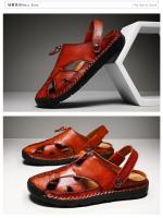 Nuevas Sandalias de Verano para Hombre Talla Grande Estilo Playa Casual Pantuflas de Media Caña - details 5