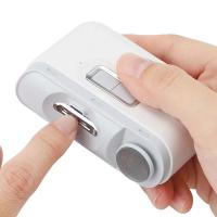 Cortauñas eléctrico con carga USB 2 en 1, automático, tijeras para dedos, iluminación para bebés y adultos - details 2
