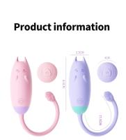 Vibrador de punto G con Control inalámbrico para mujer, potente masajeador Vaginal, estimulador de clítoris, bragas, huevo vibratorio, Juguetes sexuales para adultos - details 10