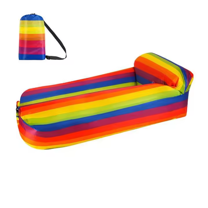 Colchón Hinchable Sofá Cama Ultraligero - Tejido TPU Impermeable para Camping, Playa y Jardín |   2 Asientos Compactos - 1