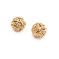 Cuentas de Espaciador de Barril de Brass Dorado de 18K Accesorios de Joyería DIY para Mujeres - details 62