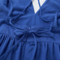 Primavera Verano Nuevo cuello en V sin espalda Diseño de correa Estilo Sense Casual A-line Vestido largo para mujer - details 23