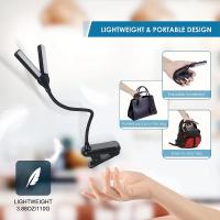 Luz de Lectura LED Portátil Mini Lámpara de Escritorio con 14 LEDs Luz Nocturna Recargable por USB - details 8