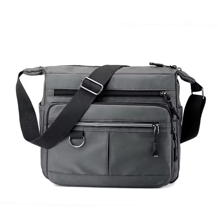 Bolso de hombro de nailon impermeable para hombre, Bolsa de viaje de negocios - 1