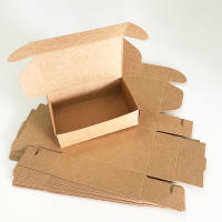 Caja de embalaje de papel Kraft en blanco, dulces y galletas para exhibición de caja de cartón, suministros para fiestas de cumpleaños, jabón hecho a mano, 10 piezas - details 7