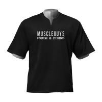Summer Oversized Men's Fashion Confortable V-neck Cotton Plus Size Workout Fitness Bodybuilding Tshirt M-2XL - details 11