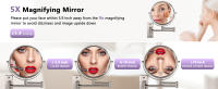 5x magnifying mirror