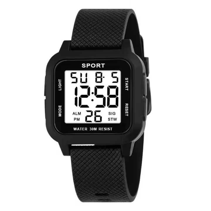 Reloj Deportivo de Lujo Premium Resistente al Agua, Luminoso, Correa de Goma para Hombres - 1