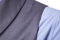 #   4822 Chaleco de traje para hombre, chaleco de vestir de color sólido, chaleco de doble botonadura para hombre, chalecos formales sin mangas ajustados para hombre de talla grande 4XL - details 17