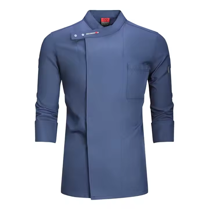 Servicio de comida, traje de cocina, uniforme de chef, chaquetas de cocinero para restaurante, panadería, cafetería, camarero, camarera, camisas de trabajo - 1