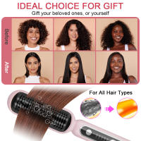 Alisador de Cabello de Iones Negativos de Diseño Nuevo Peine Caliente para Alisar y Cuidar el Cabello Anti-Escaldado, Adecuado para Todos los Estilos de Cabello - details 7