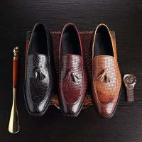 2022- Zapatos formales vietnamitas informales de cuero caliente de uso diario profesional de oficina con diseño de cocodrilo español - details 9