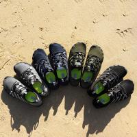 Zapatos tácticos de senderismo de malla transpirable para hombres y mujeres, antideslizantes, duraderos, trekking, escalada, aguas arriba, vadear, zapatillas de agua - details 27