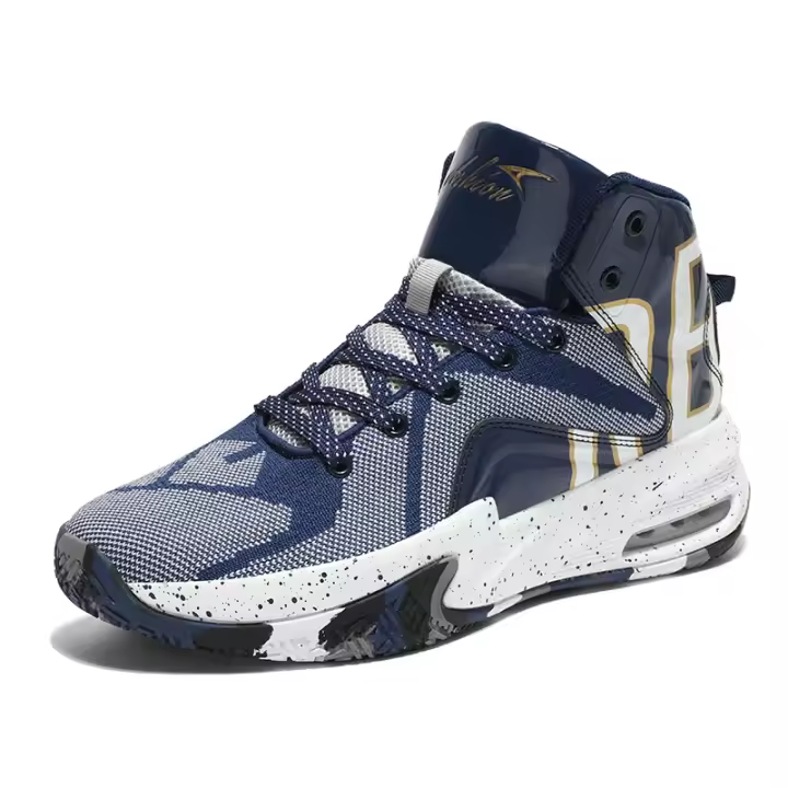 Zapatos de baloncesto con cojín de aire de alta calidad para hombres, botas de baloncesto para niños, zapatillas transpirables - 1