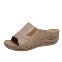 zapatos de zapatilla de tacón de cuña de verano para mujer - details 1