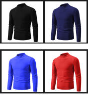Suéter Casual de Hombre Primavera Moda Básica Sólida Cuello Mock Ajustado Comodidad Tejido de Otoño para Mujeres Material Exterior Viscosa - details 7