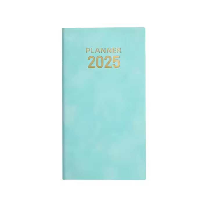 Cuaderno planificador de Agenda A6 2025, 60 páginas, papel, 12 meses, creativo, Simple, 365 días, Bloc de notas, papelería - 1
