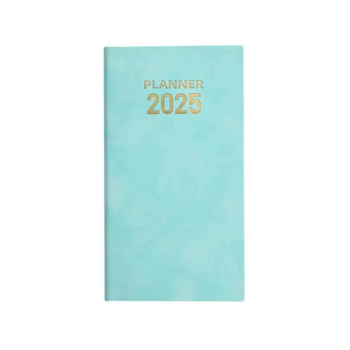 Cuaderno planificador de Agenda A6 2025, 60 páginas, papel, 12 meses, creativo, Simple, 365 días, Bloc de notas, papelería - 1