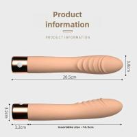 Consolador vibrador de punto G de silicona suave, consoladores anales realistas para adultos, 10 modos de vibración, juguete sexual para placer de mujeres - details 6