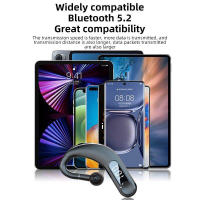 Auriculares inalámbricos con Bluetooth 5,2, dispositivo de audio giratorio de 180 °, con cancelación de ruido, pantalla LED, modo de espera largo, con micrófono, para música, para todos los teléfonos inteligentes - details 10