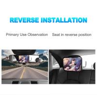 Espejo de seguridad para asiento trasero de Bebé y Niño, accesorio ajustable con gran angular, rotación de 360 grados - details 6