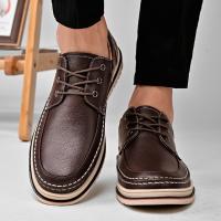 Zapatos informales que combinan con todo para hombre, zapatos bajos de cuero, zapatos de trabajo al aire libre - details 8