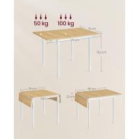 Mesa de Comedor Extensible Mesa Abatible para 2-4 Personas Para Cocina - details 2